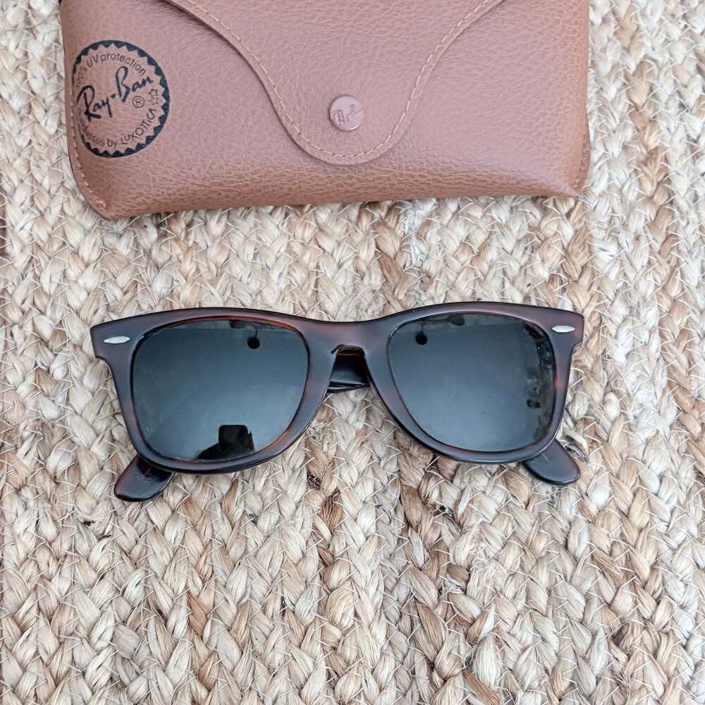 Vintage B&L Ray-Ban L2053 Thick Tortoise Wayfarers 5024 Sunglasses